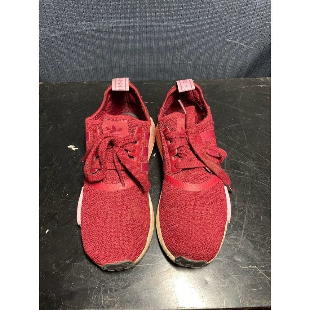 Adidas Women's NMD_R1 Collegiate Burgundy Athletic Shoes - Size 5w - Picture 2 of 6